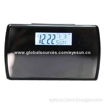 Hidden Camera Clock with 720P Resolution, Supports TF-card Up to 32GB